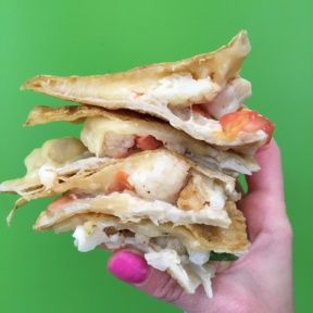 Gluten-free quesadilla from La Esquina